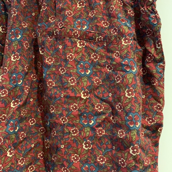 Comfy burgundy floral harem pants - Picture 5 of 8